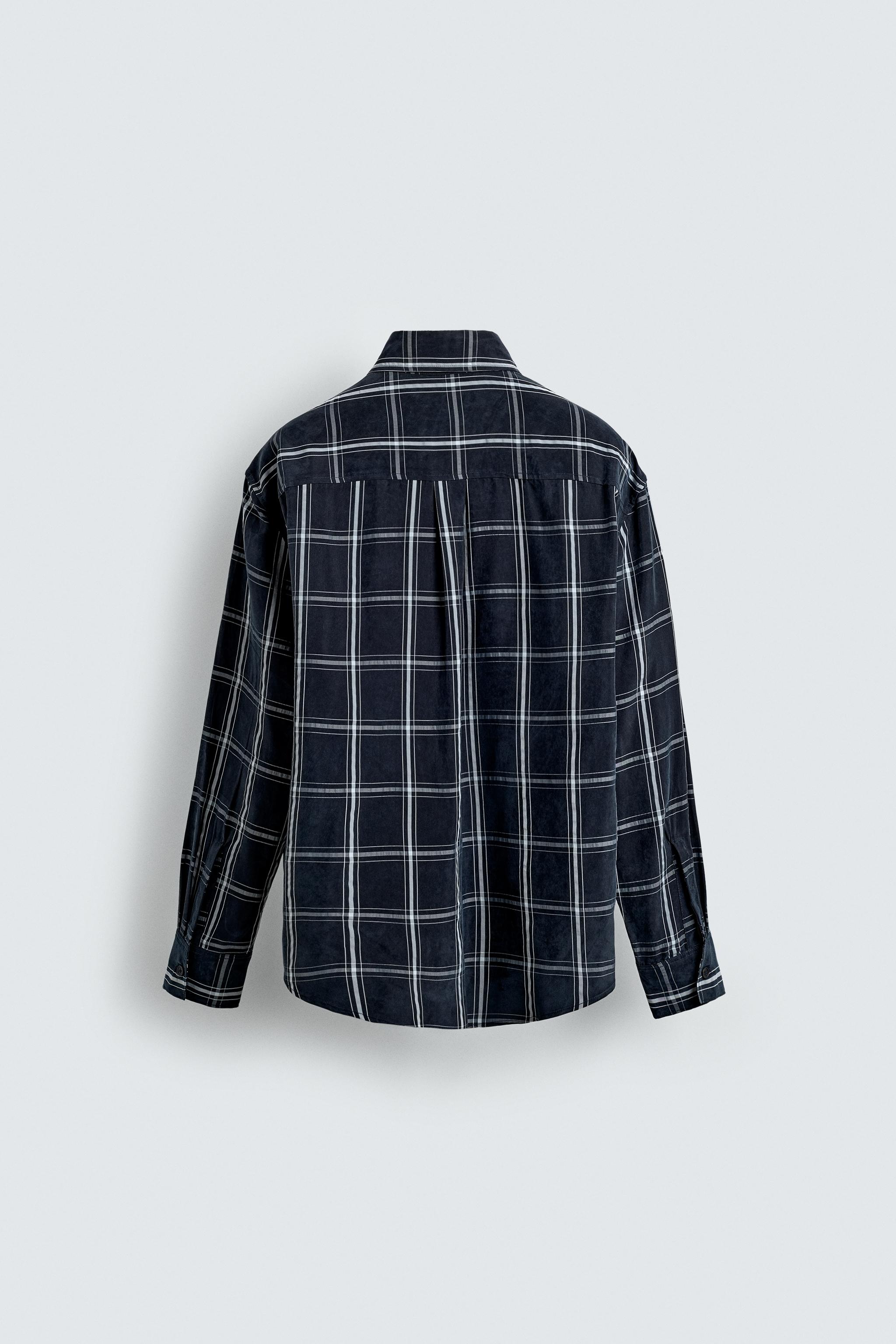 PLAID FLUID SHIRT